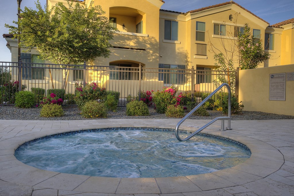 Hot Tub at Bella Victoria Apartments in Mesa Arizona January 2021 2
