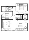 Two Bedroom Two Bath
