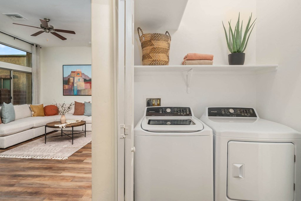 In Unit Washer and Dryer at Avilla Marana Apartment Homes in Tucson Arizona