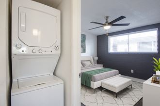 In unit washer and dryer at Vertical North Apartments - Photo Gallery