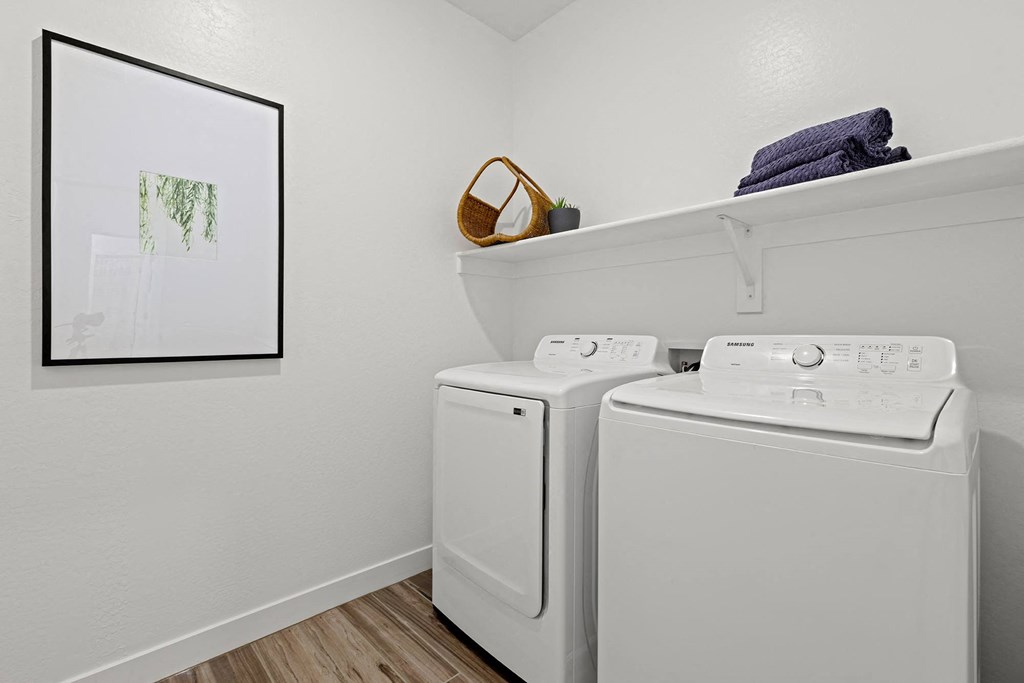 In unit washer and dryer at Willow 38 in Arcadia Arizona