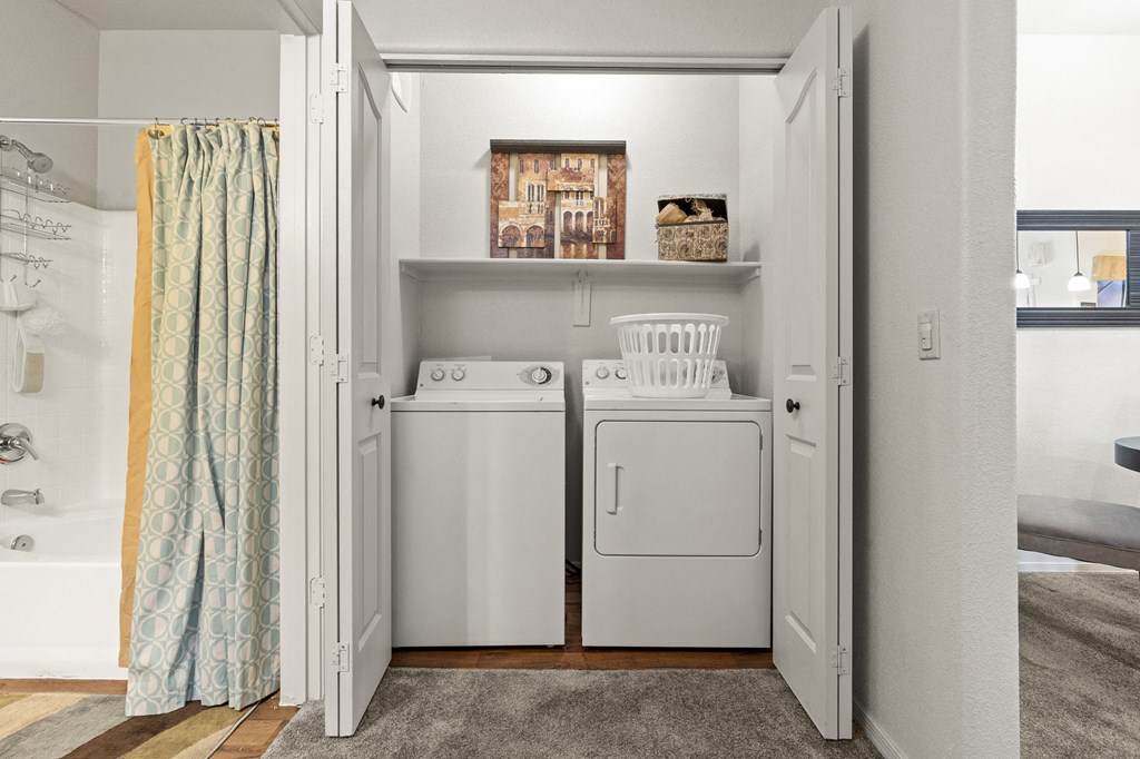 In-unit washer dryer at La Borgata Apartments in Surprise AZ