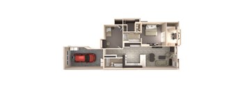 Kensington 2 bedroom 2 bathroom At Bella Victoria Apartments In Mesa, AZ