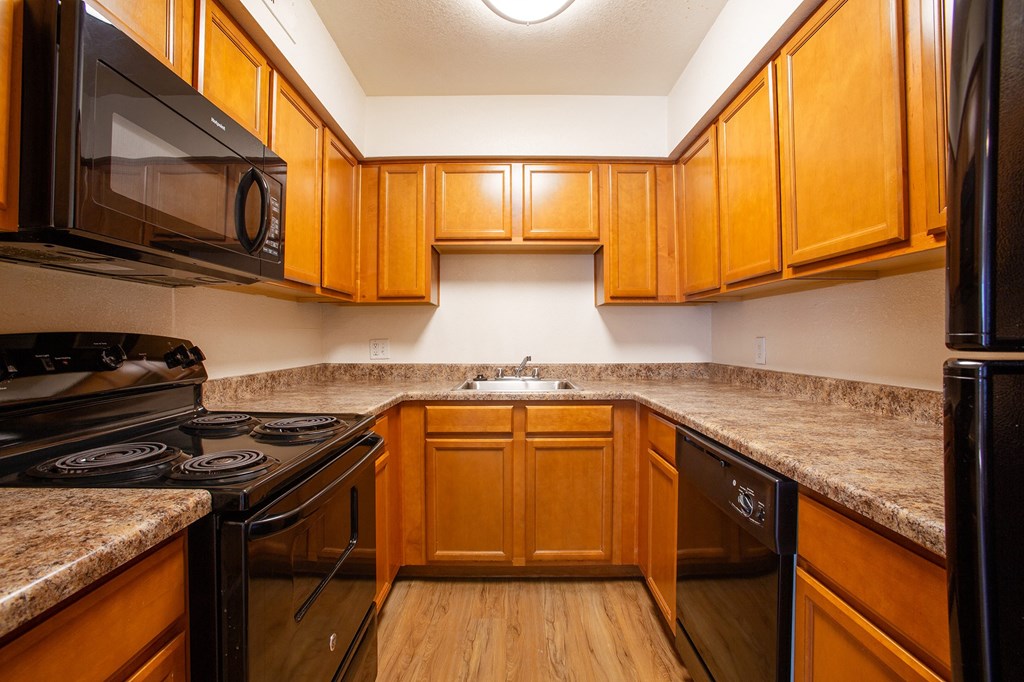 Kitchen at Nine90 Apartments in Tucson Arizona