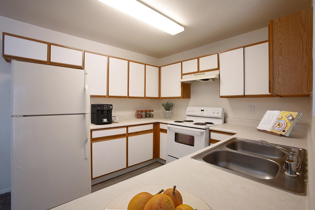 Kitchen 4 Bedroom Floorplan at Aspen Ridge Apartments in Albuquerque New Mexico
