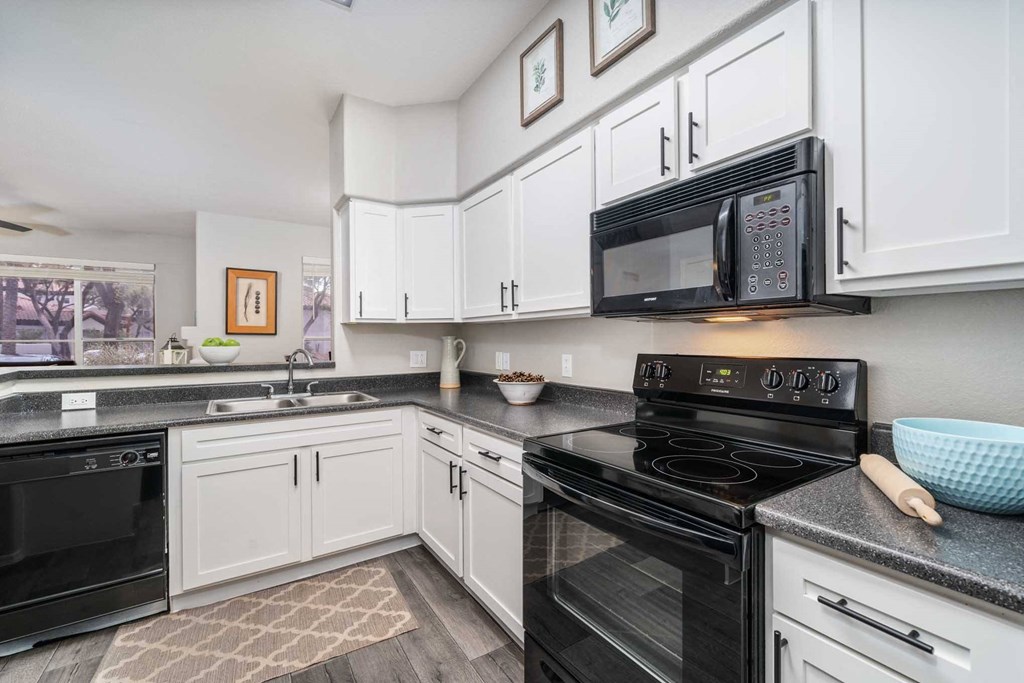 Kitchen Interior at Bear Canyon Apartments in Tucson Arizona