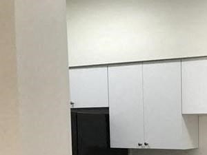 Renovated Kitchen with white cabinets Kitchen at Alta Vista Village Apartments in Phoenix AZ - Photo Gallery