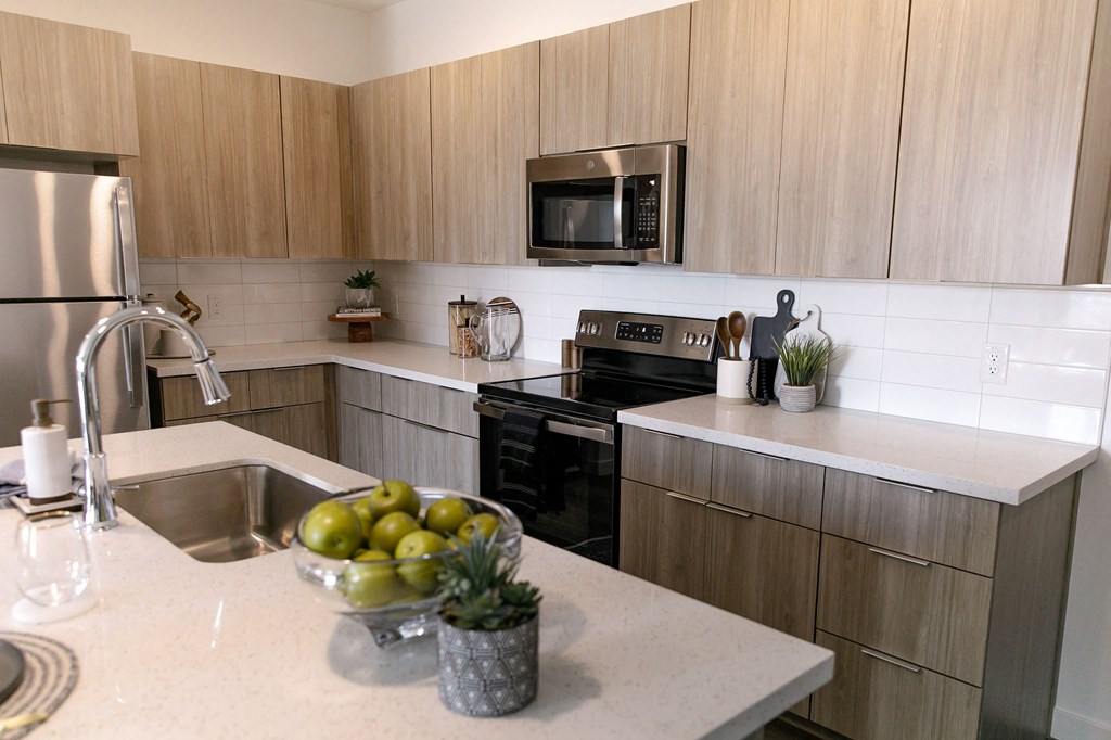 Kitchen at Amavida Marana Apartments in Tucson