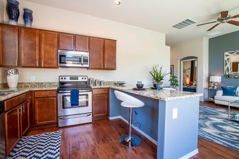Kitchen at Avilla Tanque Verde