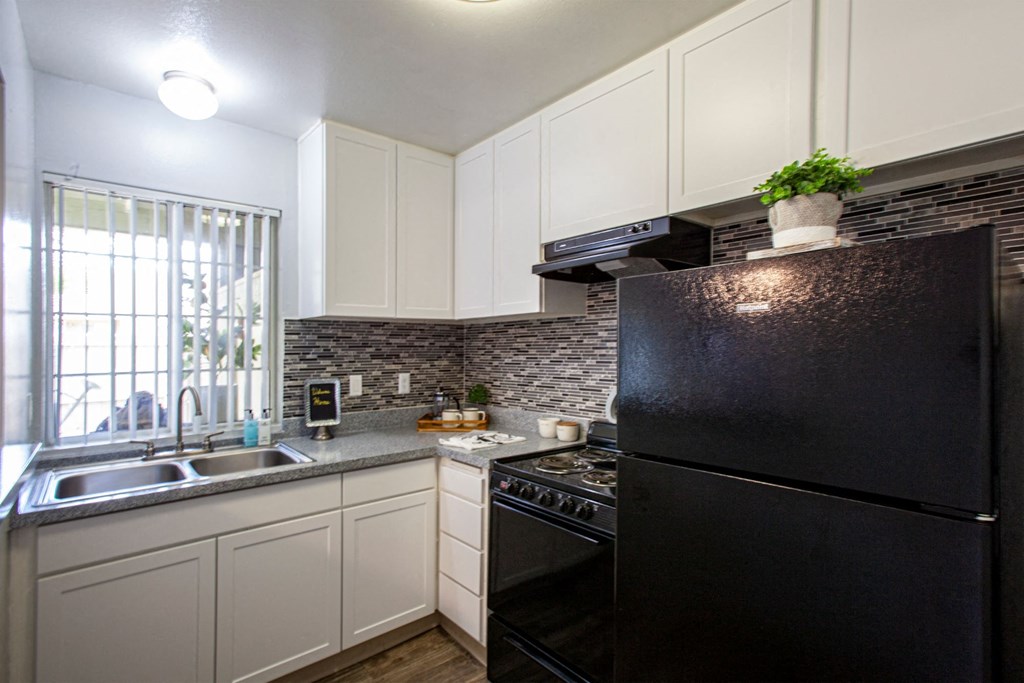 Kitchen at Brookwood Apartments in Tucson AZ 3-2020