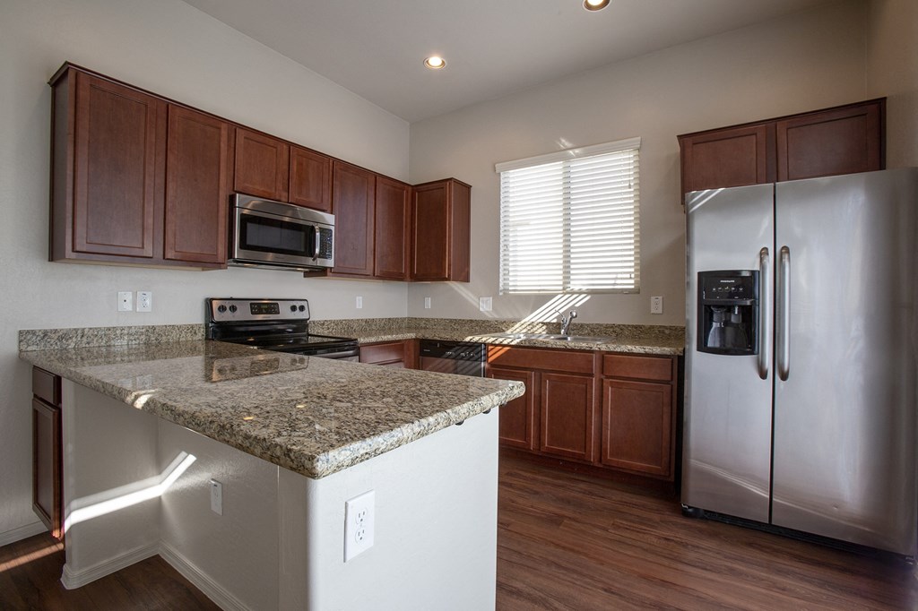 Kitchen at Casitas at San Marcos in Chandler AZ Nov 2020