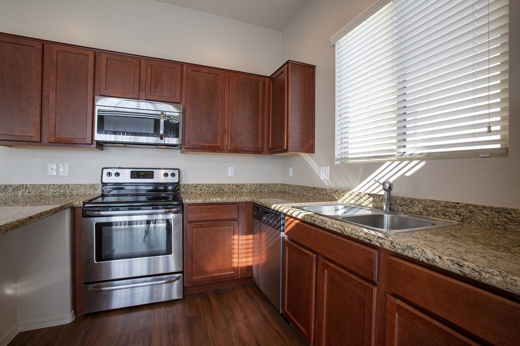 Kitchen at Casitas at San Marcos in Chandler AZ Nov 2020