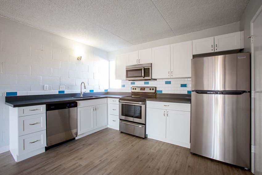Kitchen at Midtown on 1st Apartments in Tucson - Photo Gallery