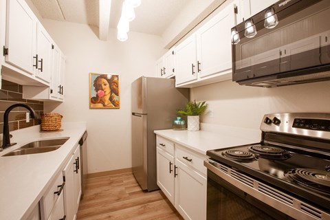 Kitchen at Los Altos Towers Apartments in Albuquerque NM