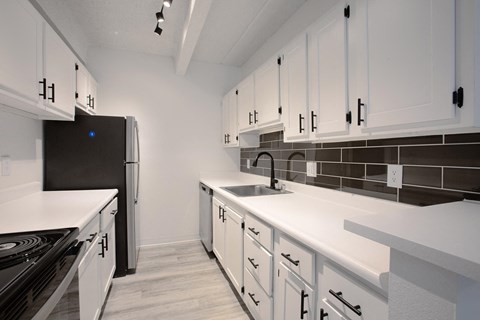 Kitchen at Los Altos Towers Apartments in Albuquerque NM