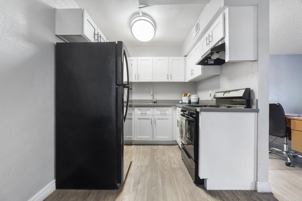 Kitchen at Radius Apartments in Phoenix AZ Nov 2020