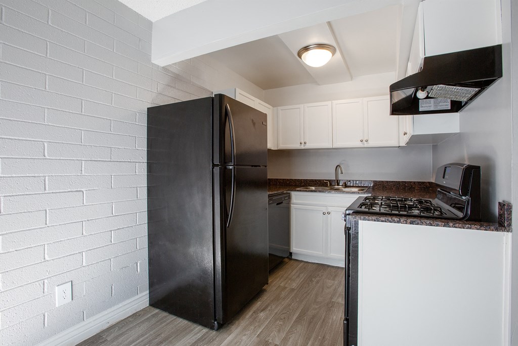 Kitchen in Two Bedroom Unit at Radius Apartments