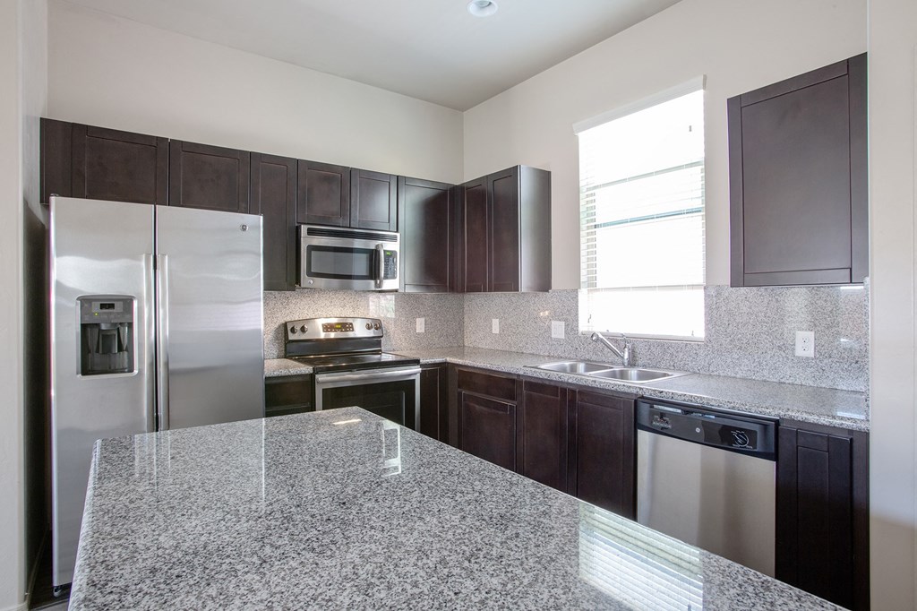 Kitchen at Sabino Vista Apartments in Tucson
