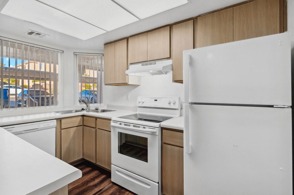 Kitchen at Stone Ridge Apartments in Bullhead City