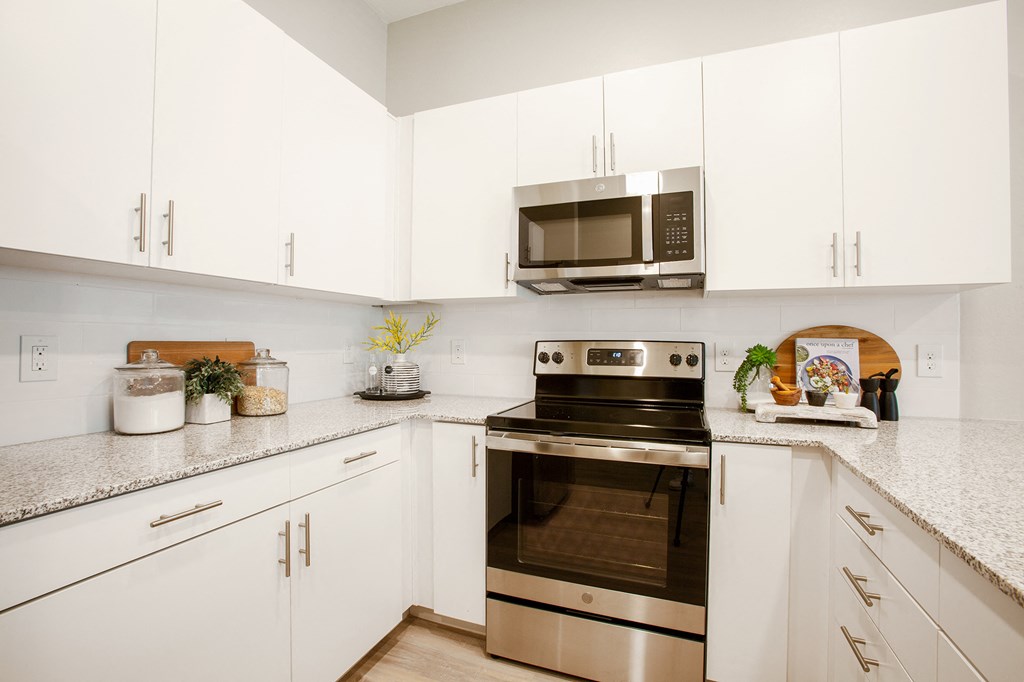 Kitchen at The Carson Townhome Apartments