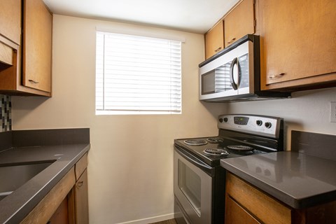 Kitchen at The Continental Apartments in Phoenix AZ Nov 2020
