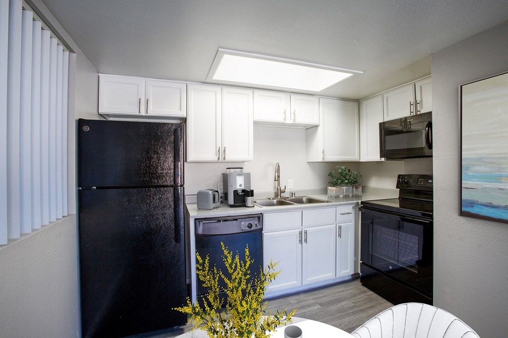 Kitchen at The Grove at Tramway Apartments