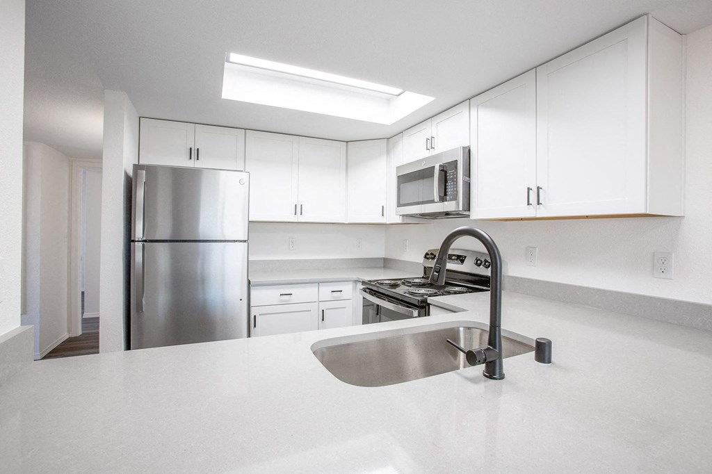 Kitchen at The Grove at Tramway Apartments in Albuquerque New Mexico