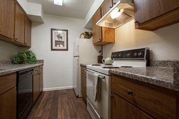Kitchen at Tierra Pointe Apartments in Albuquerque NM October 2020 (2) - Photo Gallery 3