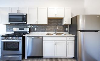 Kitchen at Vertical North Apartments - Photo Gallery