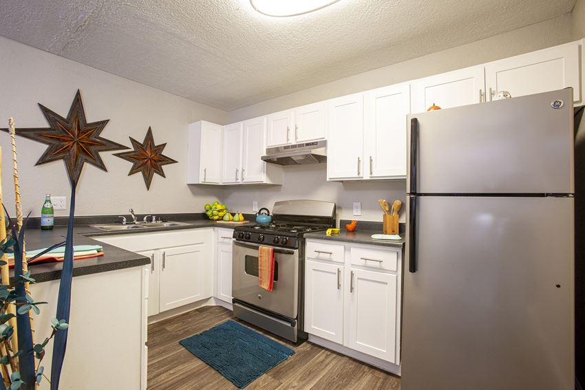 Kitchen at Villas de la Terraza Apartments in Albuquerque NM October 2020 - Photo Gallery 1