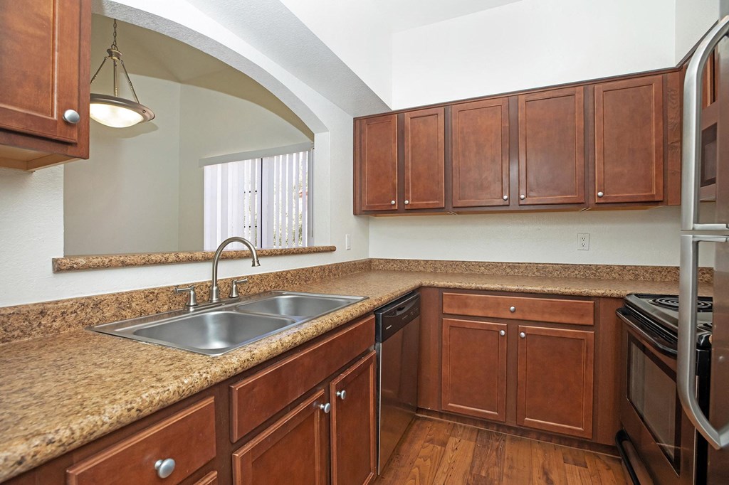 Kitchen at Winterhaven Terrace Apartments in Tucson Arizona