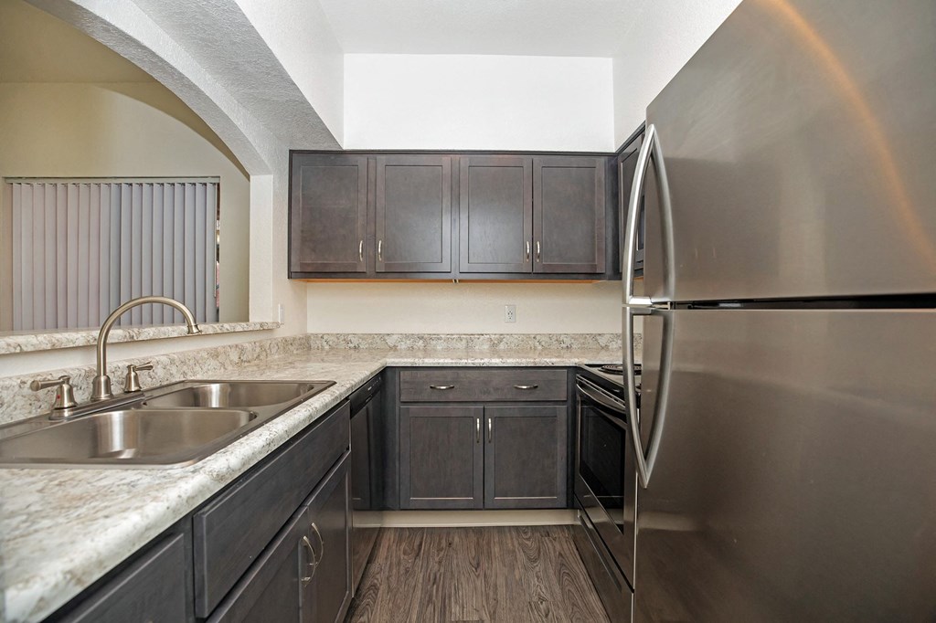 Kitchen at Winterhaven Terrace Apartments in Tucson Arizona