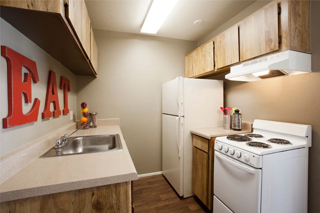 Kitchen at Zona Village Apartments in Tucson, AZ