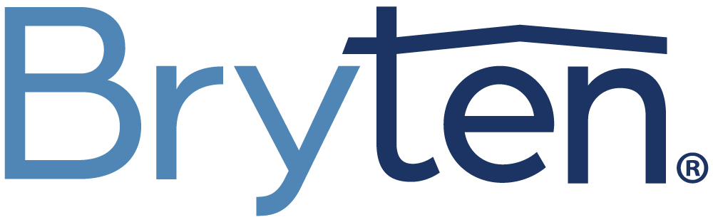 The image shows the logo of Bryten, which consists of the word