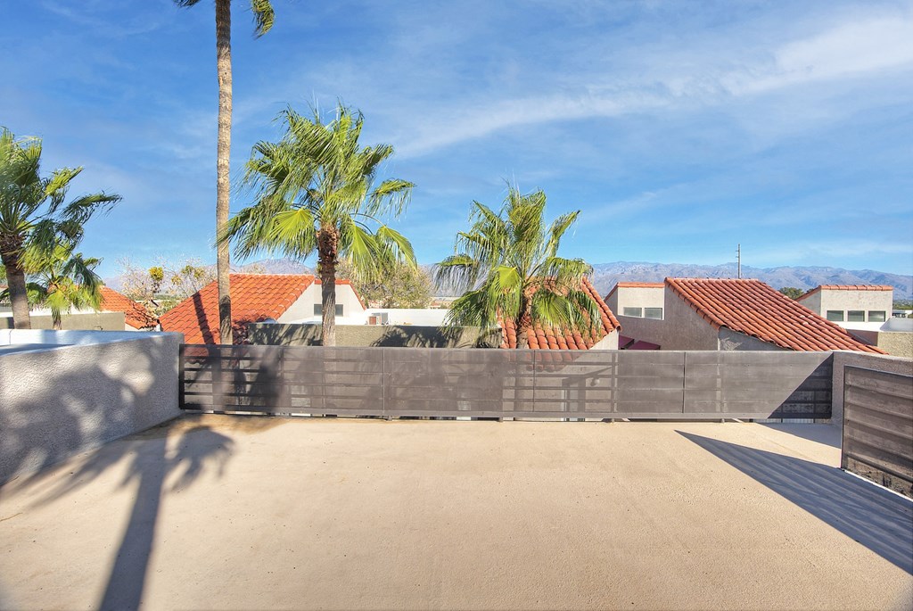 Landscaping at Ten50 Apartments in Tucson AZ November 2020