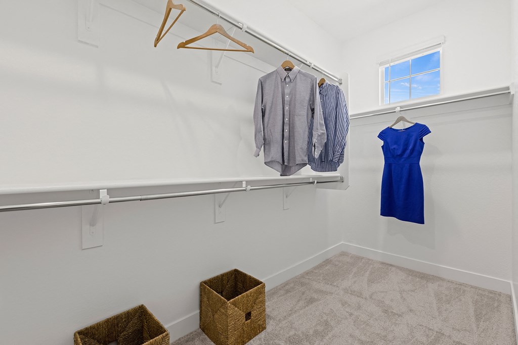 Large closet at Willow 38 Townhomes in Arcadia Arizona