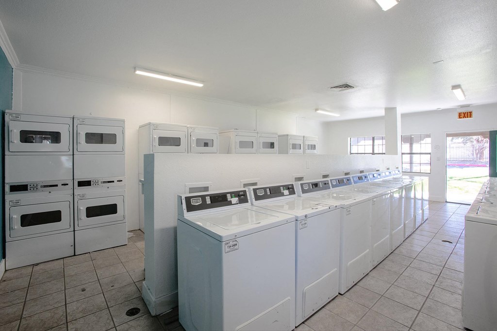 Laundry Center at Whispering Sands Apartments in Albuquerque