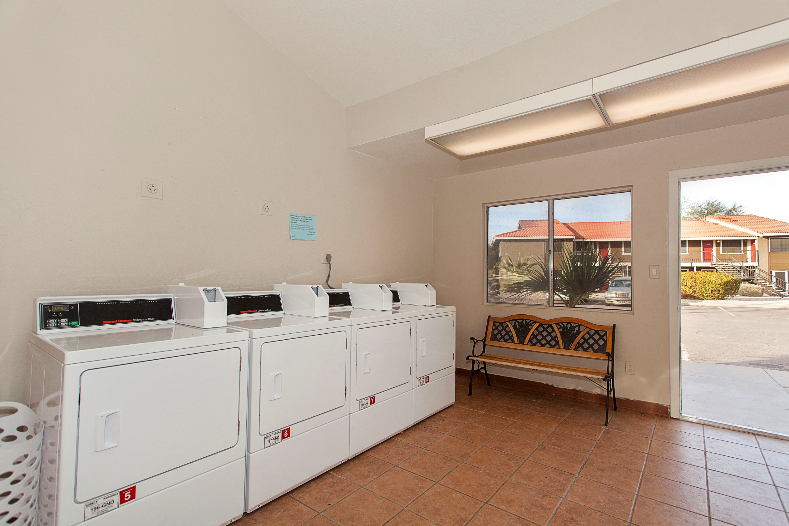 Laundry facility at Williams at Gateway in Gilbert AZ