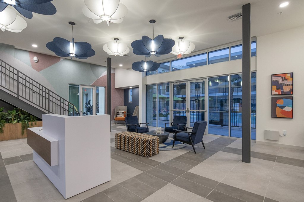 Leasing Office Interior at Cabana Bridges Apartments in Tucson Arizona
