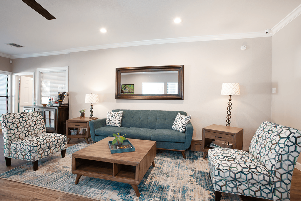 Leasing Office Lounge at Stony Creek Apartments in Austin Texas