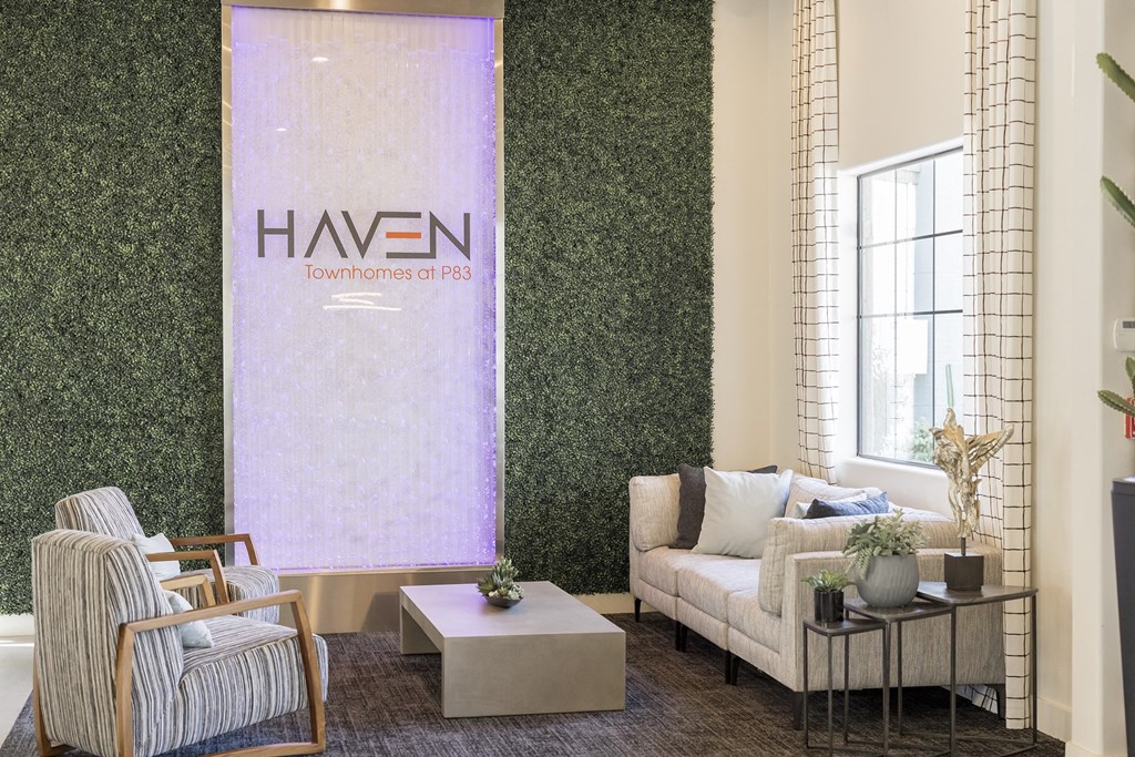 Leasing Office and Lounge Area at Haven Townhomes at P83 in Peoria Arizona