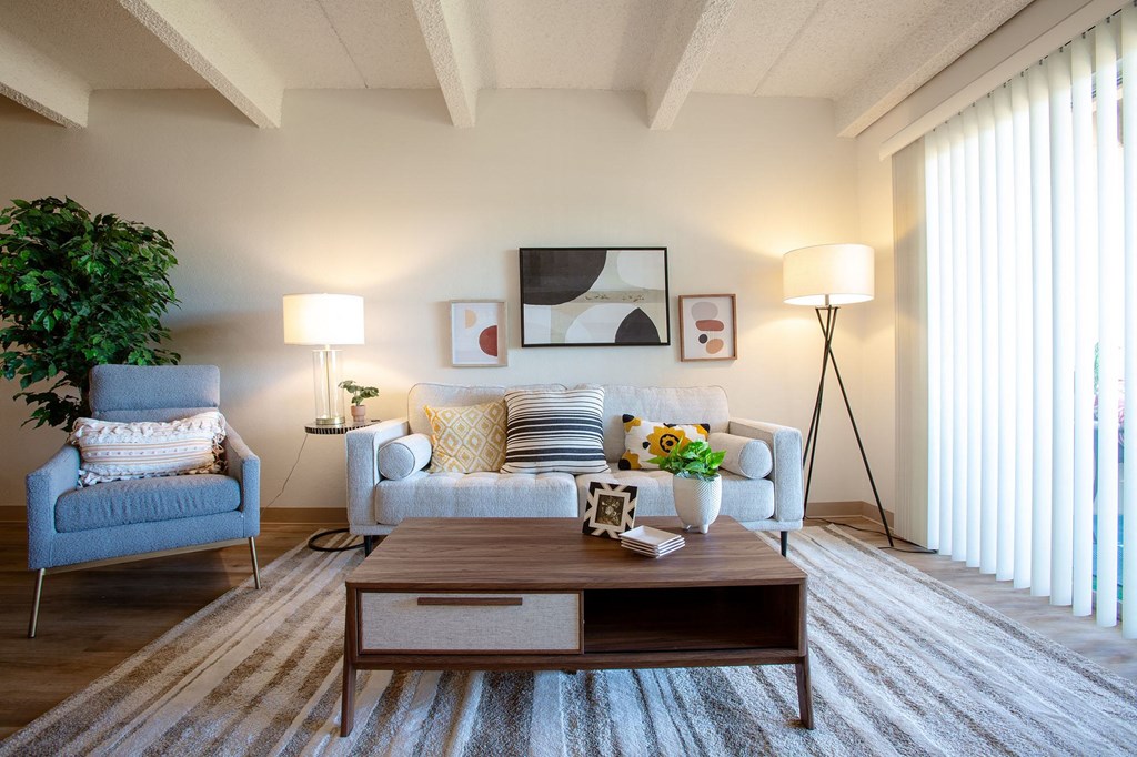 Living Area at Los Altos Towers Apartments in Albuquerque NM