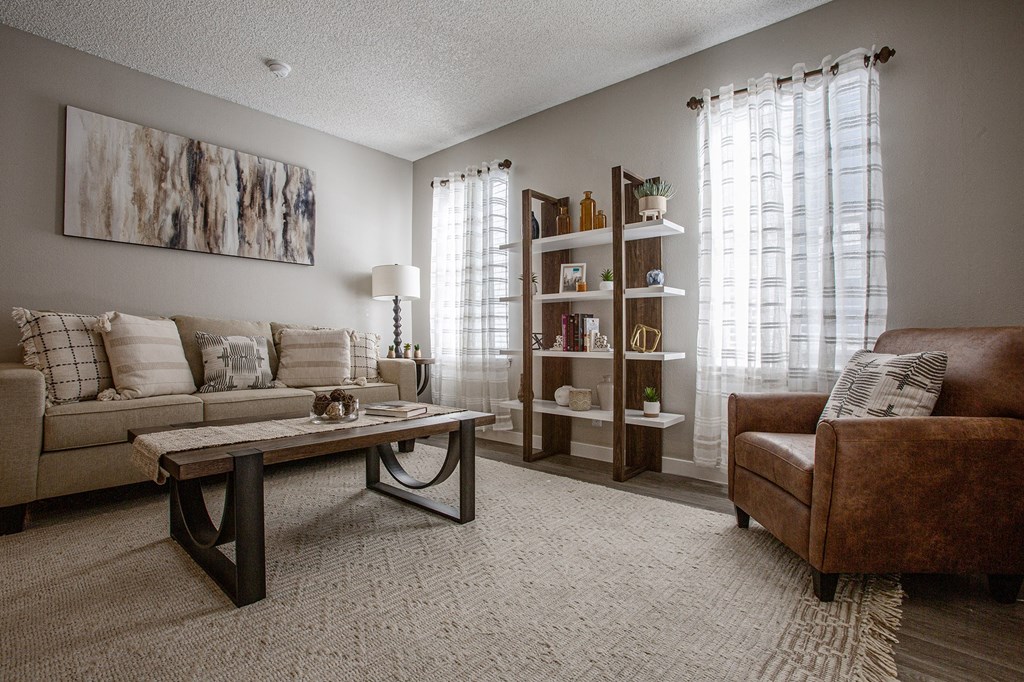 Living Rom at Norte Villas in Albuquerque New Mexico