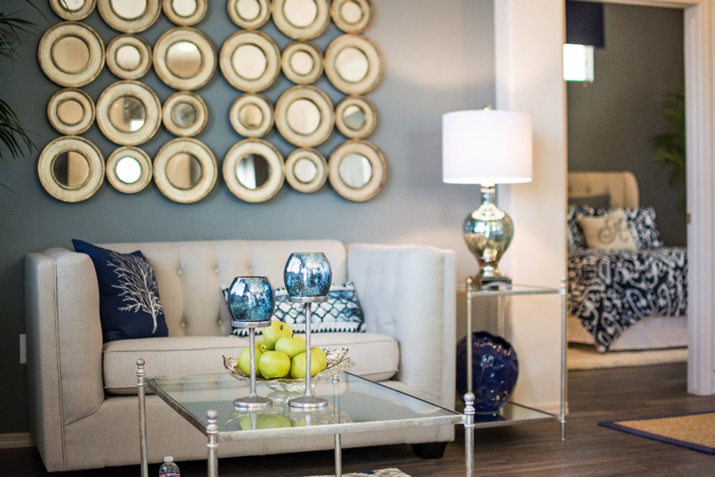 Living Room (2 Bedroom) at Palm Valley Villas in Goodyear, AZ