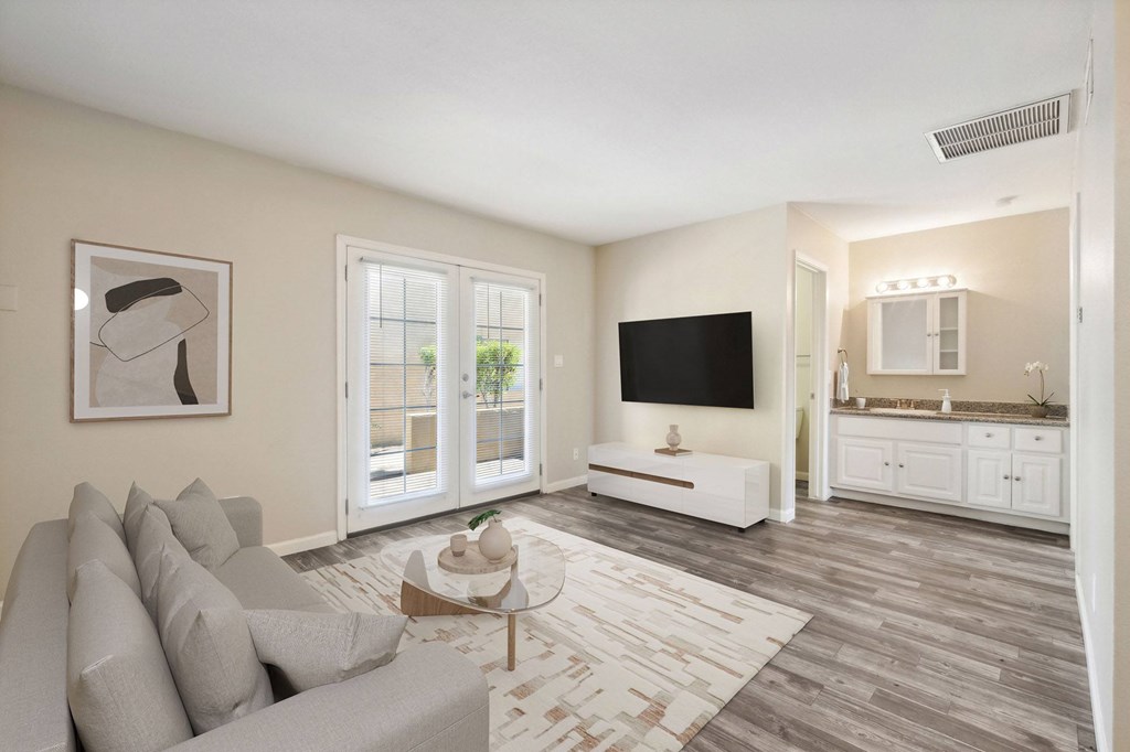 Living Room Area at SunVilla Apartments in Mesa Arizona