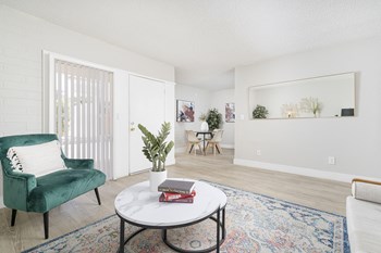 Living Room and Dining Area at La Mirada Apartments - Photo Gallery 4