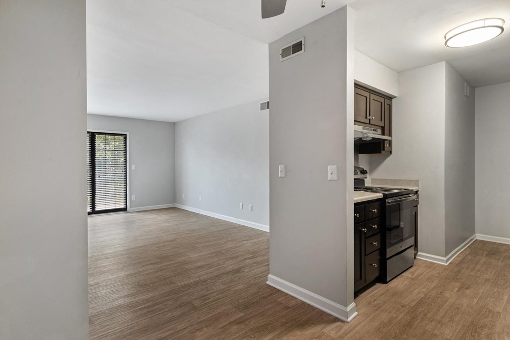 Living Room and Kitchen at Laurel Valley Apartments in Mount Juliet Tennessee March 2021