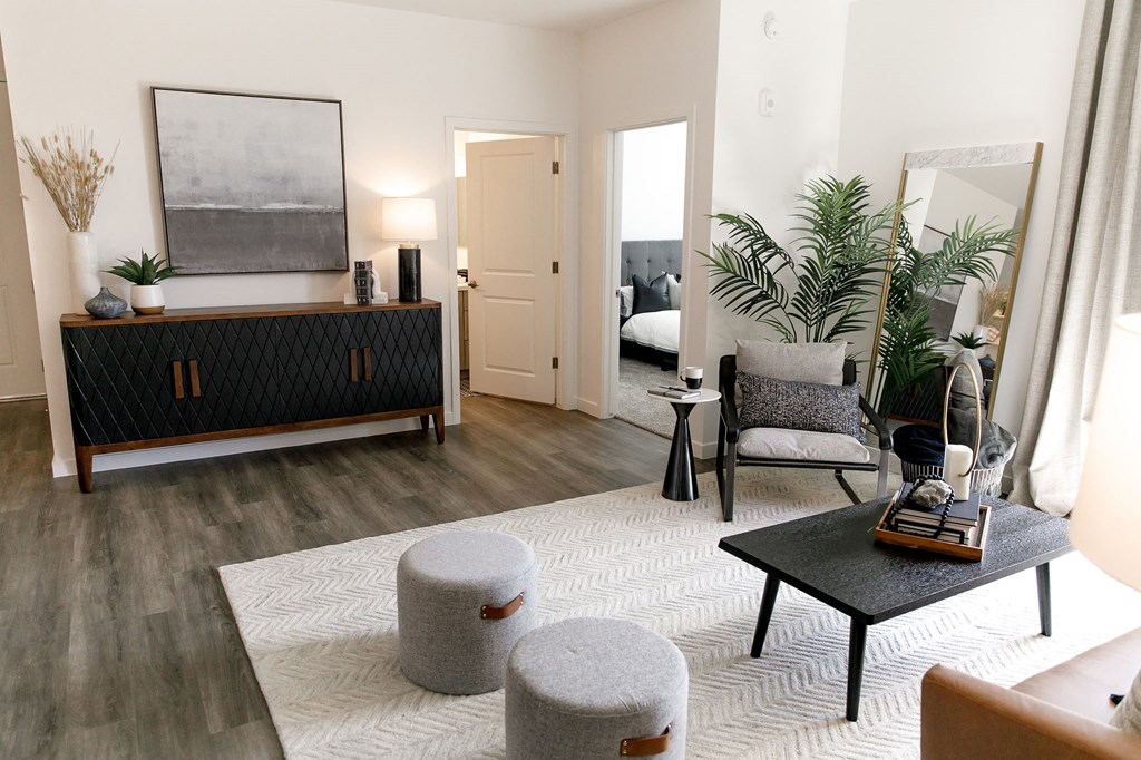 Living Room at Amavida Marana Apartments in Tucson