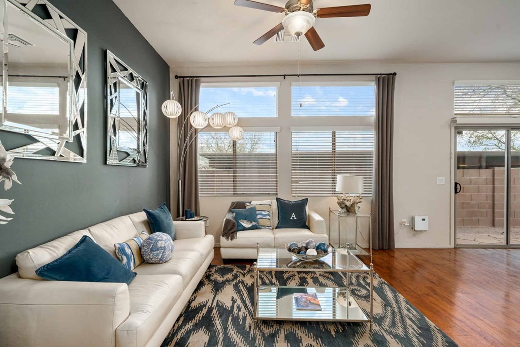 Living Room at Avilla Preserve Apartment Homes in Tucson Arizona