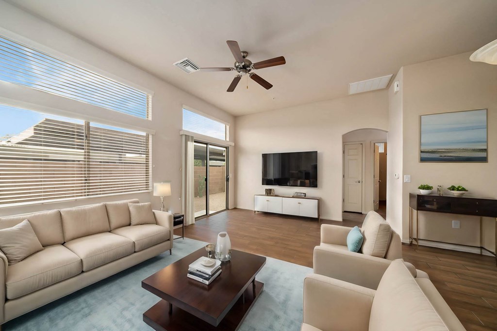 Living Room at Avilla River Apartments in Tucson Arizona